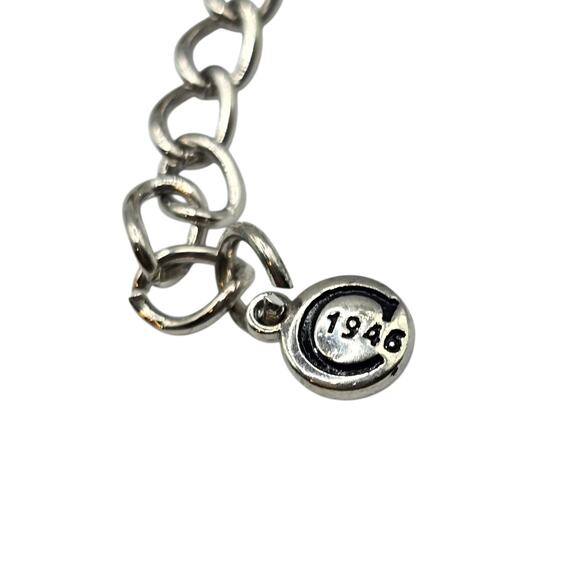 Teal Green Necklace Pendant Abstract Acrylic Faux Suede Beige Statement 1946 - Picture 5 of 6